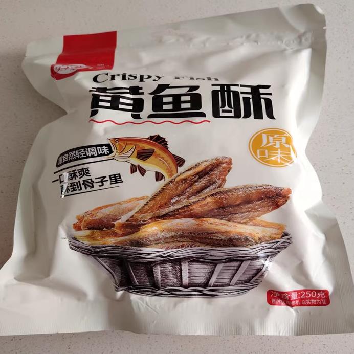 每果时光黄鱼酥500g即食香酥黄鱼小鱼干小货干小吃黄花鱼海味零食图片