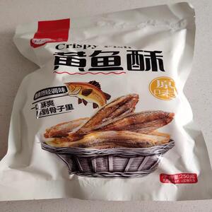 每果时光黄鱼酥500g即食香酥黄鱼小鱼干小货干小吃黄花鱼海味零食