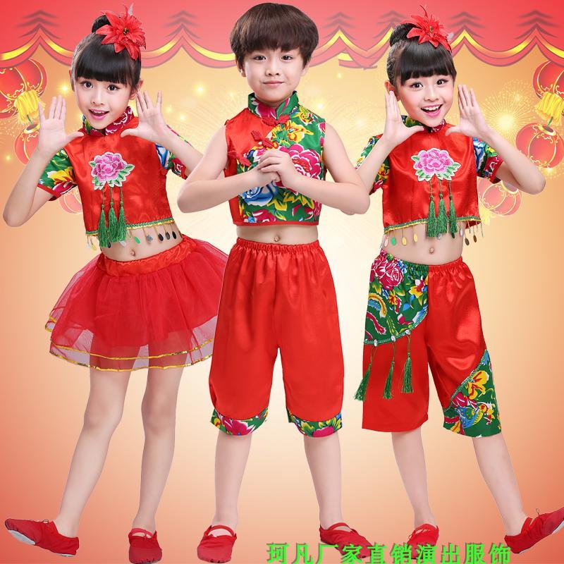 六一儿童合唱服男女童喜庆演出服套装开门红幼儿园舞蹈服表演服装