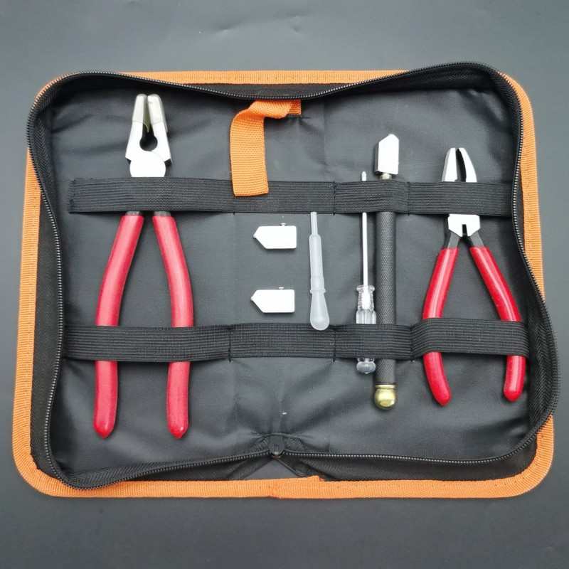 玻璃钳马赛克瓷砖钳 钥匙扣压钳 瓷砖切割钳瓷砖钳工具套装供