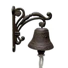 铸铁工艺品 装饰挂件门铃 欧式花型 门铃铸铁金属工艺品 价钱实惠