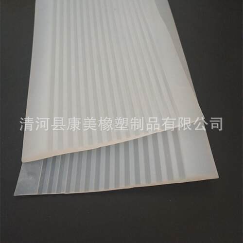 新款直销硅胶透明密封条止滑垫带防水防尘白色填缝密实条平板耐高