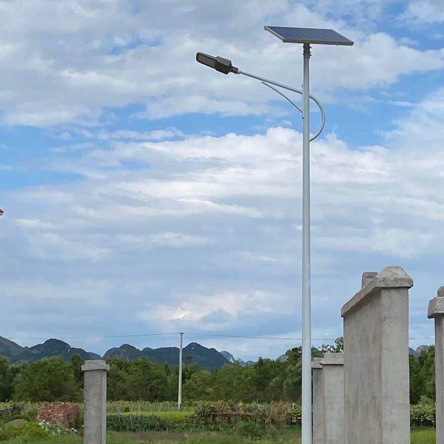 太阳能路灯户外灯庭院灯6米led高杆灯锂电超亮100W工程新农村路灯