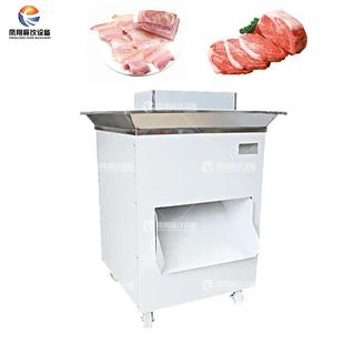 肇庆大型切肉机猪牛扒鸡扒切条机鱿鱼五花腊肉鲜肉切片机