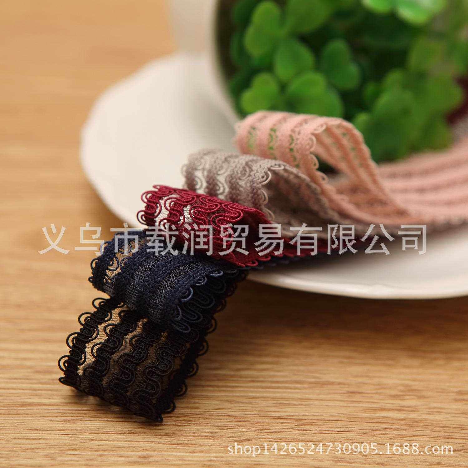 新款直销织带花纹弹力鱼丝织带 DIY手工蝴蝶结发饰配件材料礼帽包