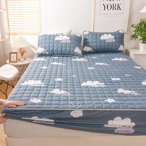 mattress topper protector fitted sheet bed cover bedcover