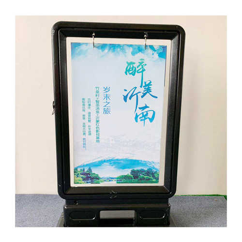 注水海报牌双面广告展示牌商场户外海报架注水注沙海报架