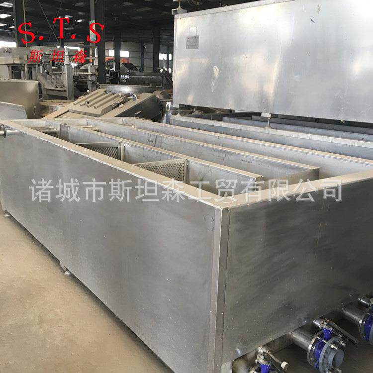 A肉鸭宰杀脱毛用去小毛浸蜡池蘸蜡池鸭浸蜡脱蜡线配套设备