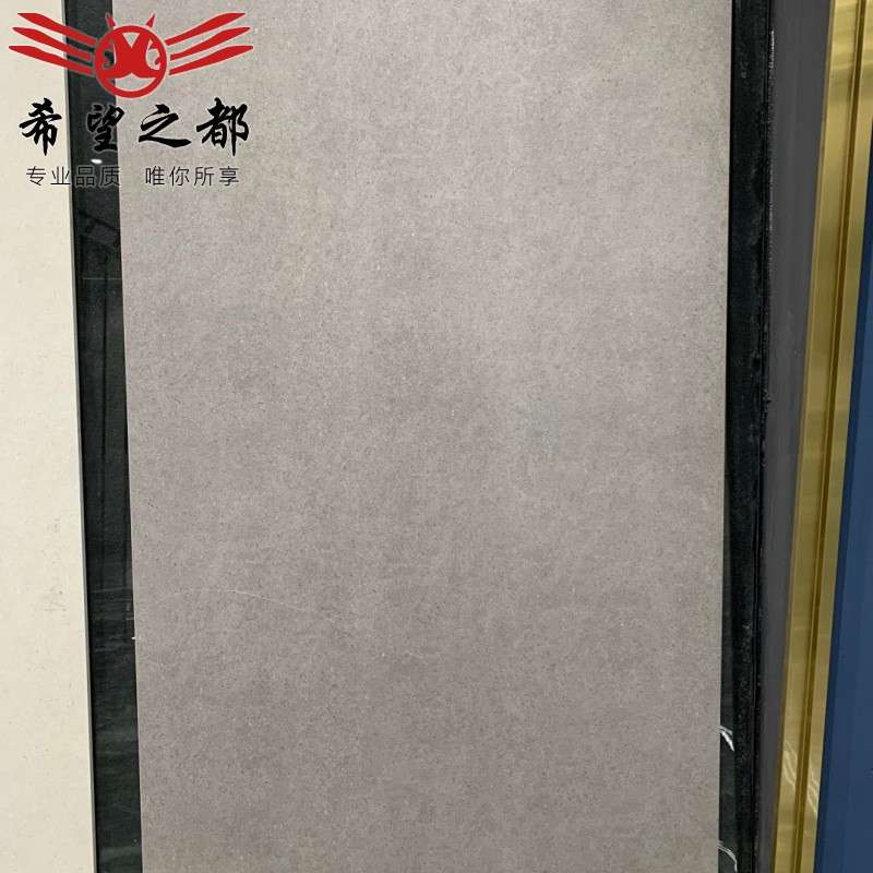 佛山微水泥柔光瓷砖750x1500客厅地砖灰色厨房卫生间墙砖现代简约