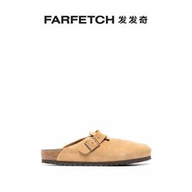 Birkenstock男士Boston 绒面皮拖鞋FARFETCH发发奇