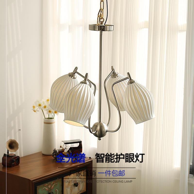 全光后现代中古意式光陶瓷厅客厅灯简RML约餐卧室透蒜谱头白玉瓷