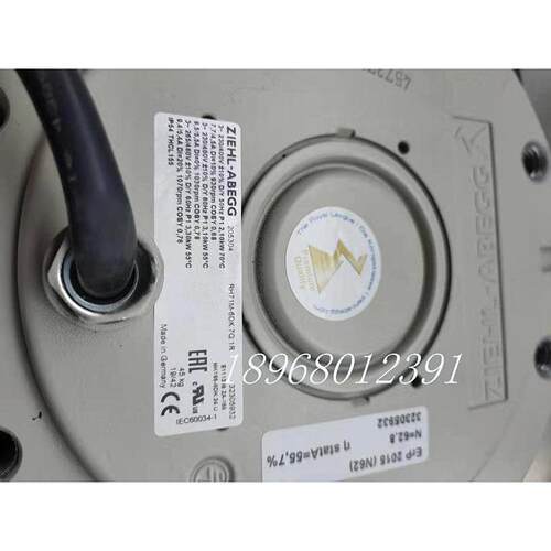 全新 德国 Ziehl-abegg风机空压机散热风扇 RH71M-6DK.7Q.1R