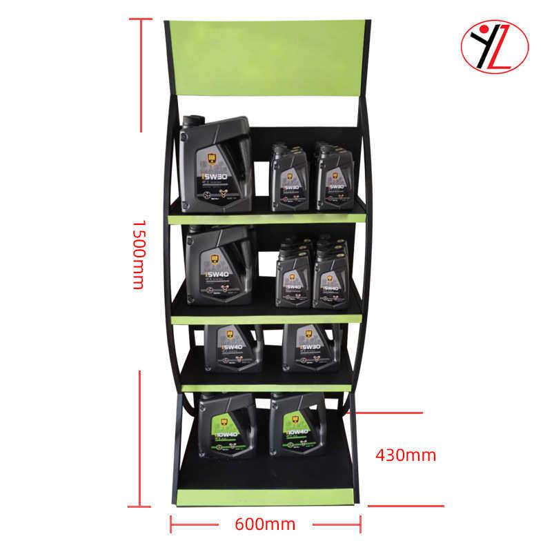 饮料展示架货架 机油展示架汽车配件展架落地方向盘套货架机油架