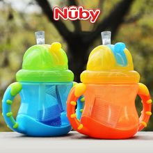 送吸管刷【努比】带手柄宝宝吸管杯学饮杯