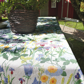 绿色清新法式田园桌布欧式美式乡村，户外花园碎花，餐桌台布艺全棉