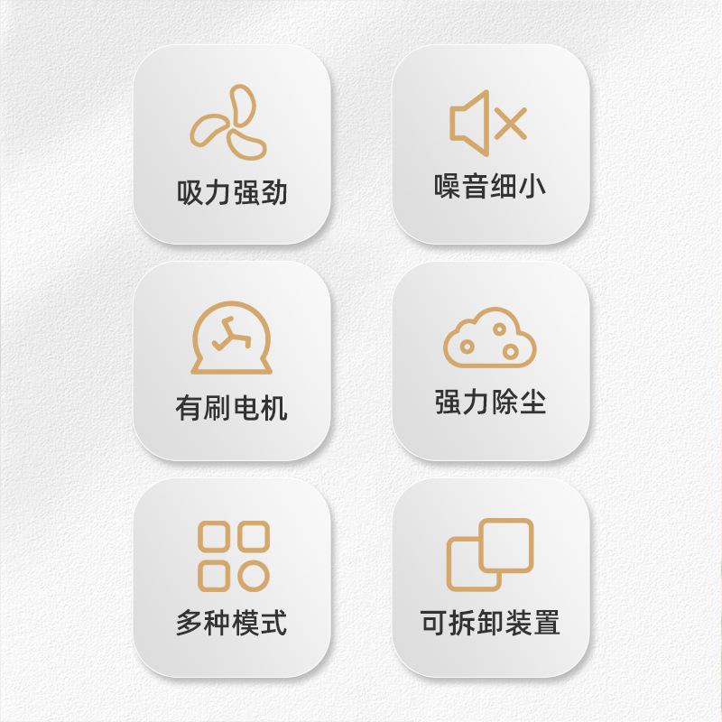新品家用手持式无线吸尘器 跨境小型充电大吸力棒式无绳吸尘机