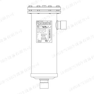 固体滤芯可换 螺纹盖 钢接头 M42A Castel卡士妥干燥过滤器SF411