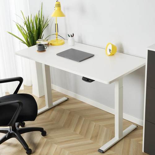 【支持】一体式双电机台式电动升降桌自动调节办公升降架