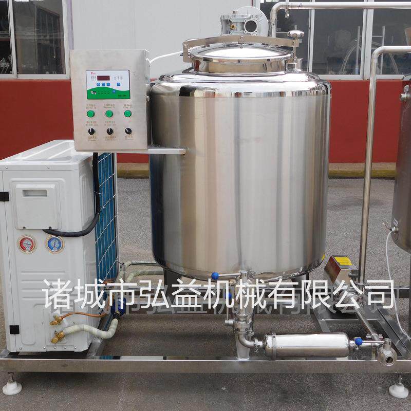 不锈钢全自动牛奶椰子汁乳制品巴氏杀菌罐不锈钢制冷罐卧式储奶罐