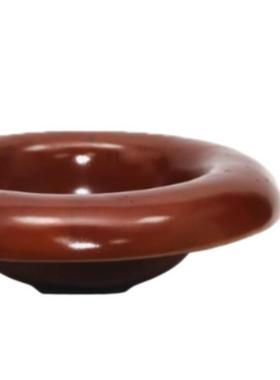 意式创意简中约古果盘枣红水果盘原样板房客G25503茶厅几装饰品型