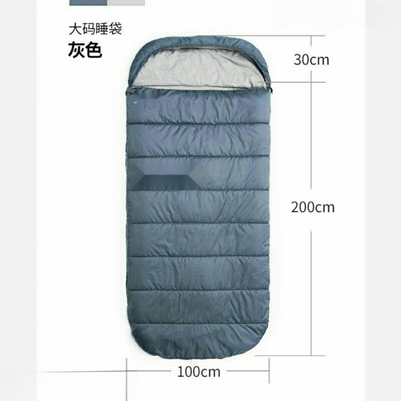 2北狼睡袋成人户外加宽厚露营四季通用冬季防寒保暖单大人便山