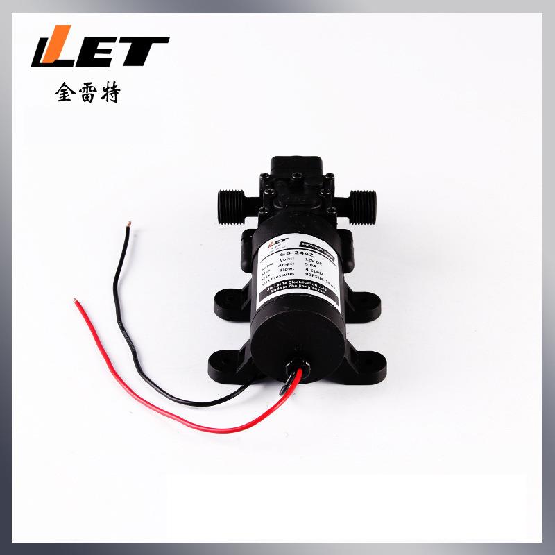 12V 24V洗车微型隔膜泵 GB-2442农用高压洗车泵 车用洗水泵