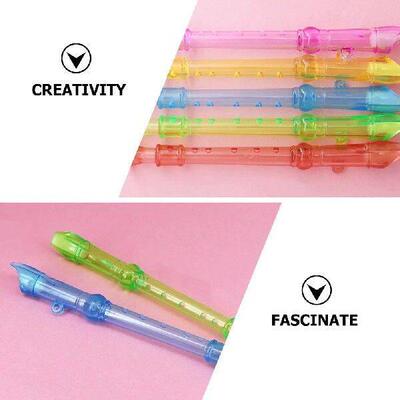 2 PCS Little Flute Clarinet Instrument Kids Music Toy Audio