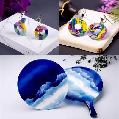 12pcs Pearlescent Powder Resin Pigment Natural Mica Mineral