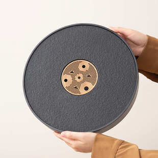 茶盘家用沥水托盘茶具茶台现代简约易功夫圆形石面盛水茶海干泡盘