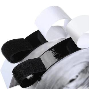 Self Strong and Adhesive Loop Hook Tape Double Fastener