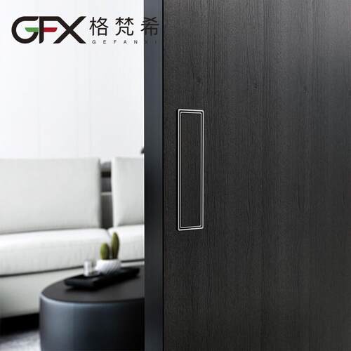 可贴皮移门拉手嵌入式暗装厨房化妆室木门隐形门暗藏式拉门把手