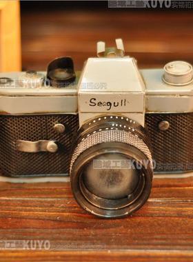 老式海鸥相机复古铁皮相机模型橱窗陈列婚纱摄影道具影楼摆件