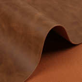 现货1.4mm复古经典 疯马皮纹皮革仿棉绒公文包箱包手袋人造PU皮料