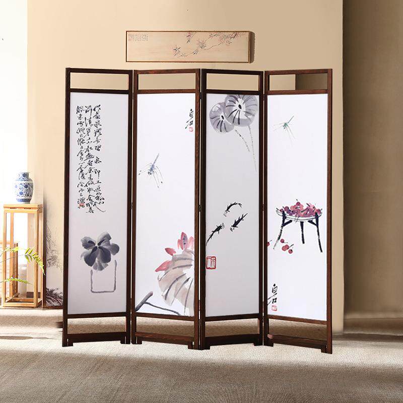 新中叠式客厅LYSDPF22家居玄可移动更衣现代关酒店间办公室折屏风