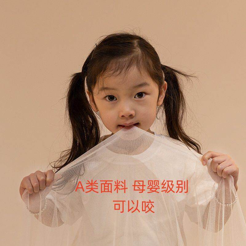 吊挂式公主吊圆蚊帐圆顶地加大加拼风接床子母床加落宽蚊帐102548