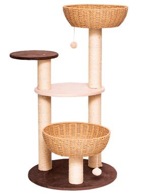 高档好打理！猫窝藤猫一体猫爬架剑树麻豪华猫跳台攀墅爬手工编别