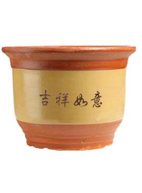 玉树专用盆花陶瓷特价特大花盆盆兰花盆紫砂花盆落地陶土粗陶花盆
