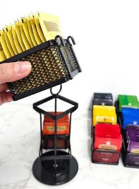 Tea Bag Display Rack Metal Tea Bag Storage Holder with
