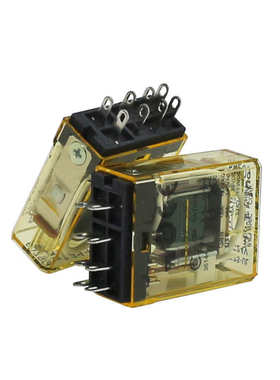 脚中间闭8ul灯泉-电磁二dc24v和3ad24 idec带开二ry2s继电器-