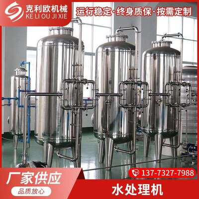 厂家供应水处理设备1-2-3-4-6-10吨工业RO反渗透纯净水生产设备