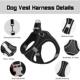 and leash set Pet Breathable harness Reflective Harness Dog