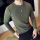 男士 长袖 t恤新款 2026春季 品牌色修身 底上衣T恤0204w
