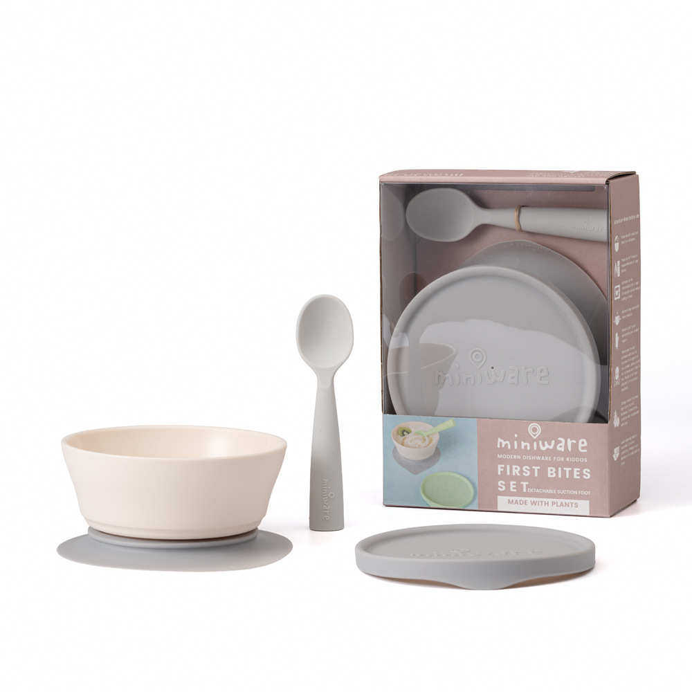 辅餐具miniware防摔组碗儿食淀粉碗宝宝吸盘童新生套餐树薯新品