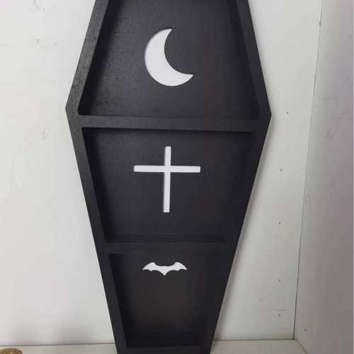 爆Moon Crystal Wooden Shelf拱形水晶展示架