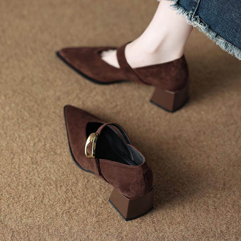 2026春秋新款女款单鞋玛丽珍尖头小高跟春款女鞋0126w,女鞋,浅口单鞋,淘宝优惠券,粉丝福利购,淘宝优惠卷