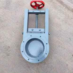 圆口插板阀手动闸门排污水方口插板阀电动闸板阀气动插板阀插板门