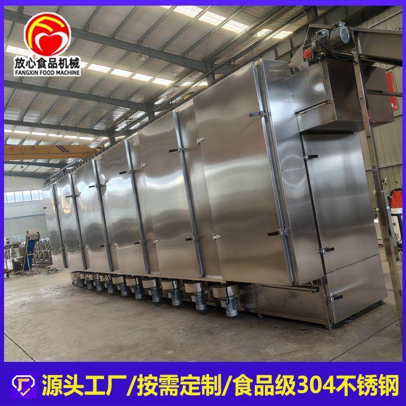 连续大型烘干机芒干水果烘果干机药材蔬菜食机品烘干厂家直销