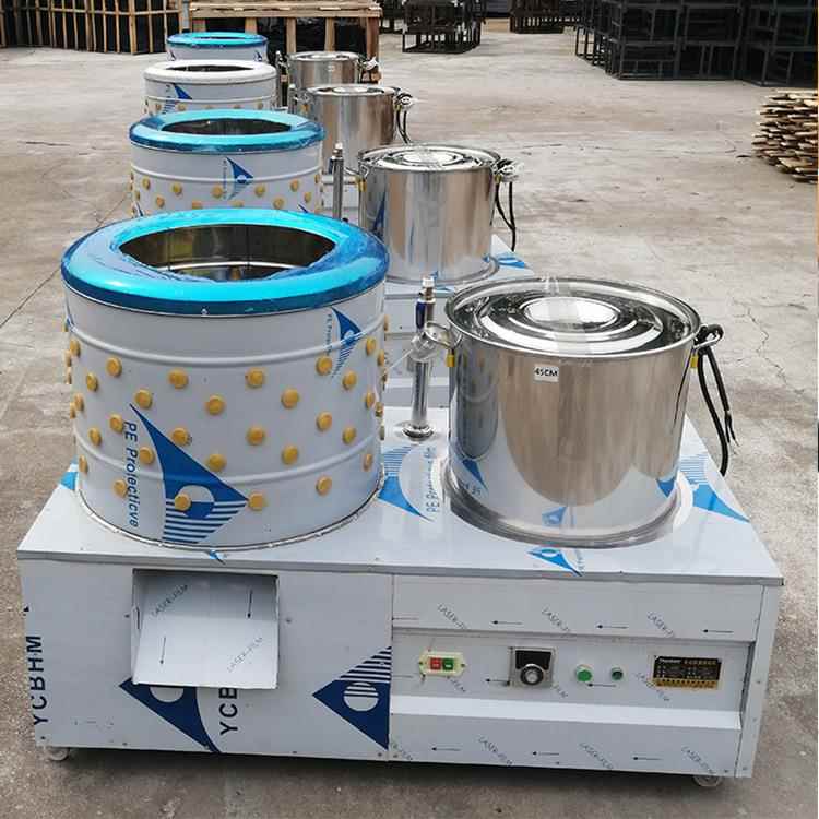 家禽50型全自动小型家用60型商用电动鹌鹑鸡鸭鹅脱毛一体机