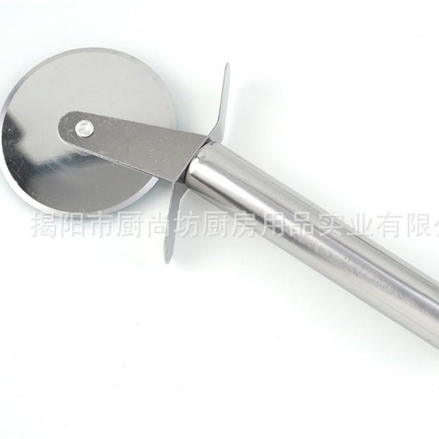 厂家现货锋利饼刀滚轮披萨刀厨房烘焙工具切饼刀 不锈钢披萨轮刀