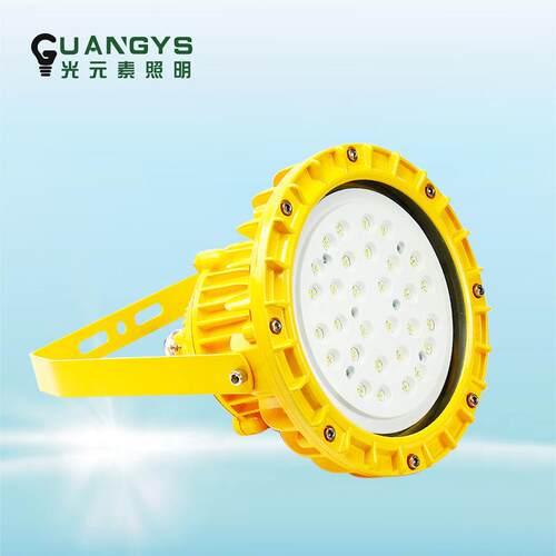 免维护照明隔爆型圆形LED防爆灯30W40W50W60W70W防爆泛光灯投光灯